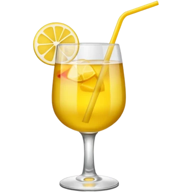 Yellow drinks cocktails  sticker