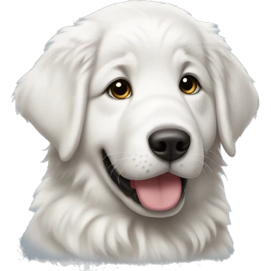 Great Pyrenees puppy sticker