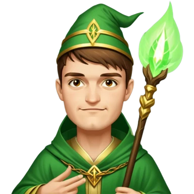 Verdant Wizard sticker