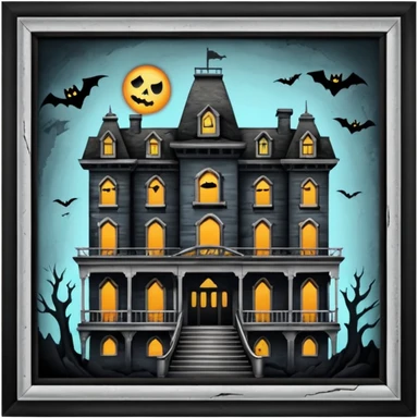 Hotel assombrado sticker