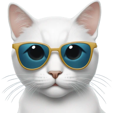 Cat with sunglasses sticker