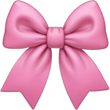 pink soft bow sticker