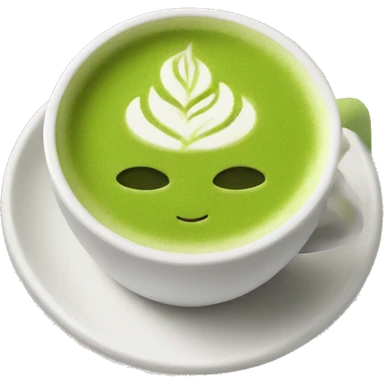 matcha latte  sticker