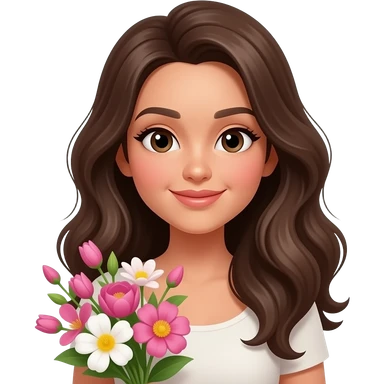 🌸💐🌺👱‍♀️ sticker