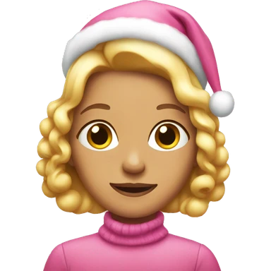Pink Christmas  sticker