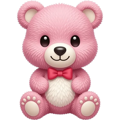 Osito de peluche cute rosadito sticker