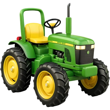 John Deere toy tractor sticker