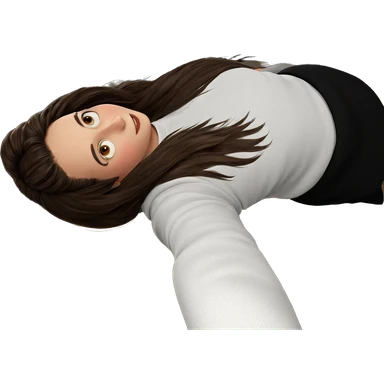 realistic portrait of girl sticker