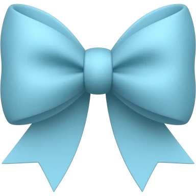 Moño celeste sticker