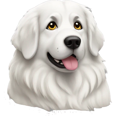 Great Pyrenees laying sticker