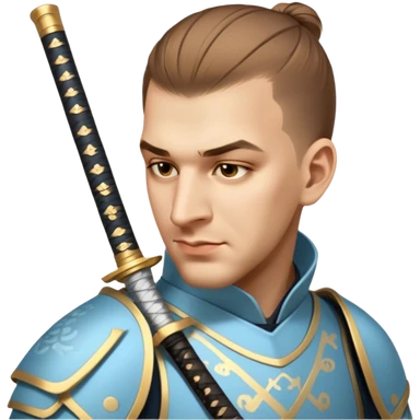 Elegant Samurai sticker