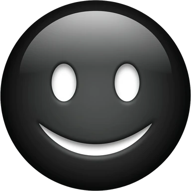 Make a black smile emoji sticker