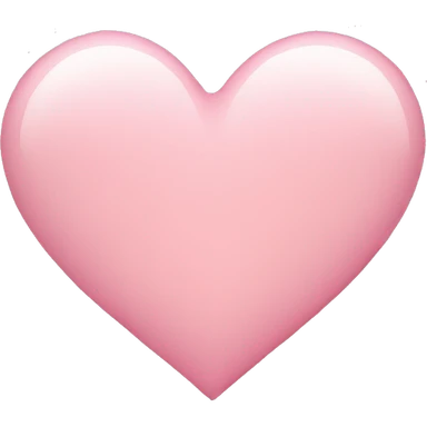 Light pink heart sticker
