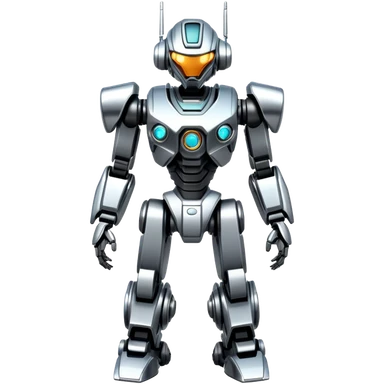 Futuristic technological mecha sticker