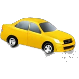 car driving on phone road emoji