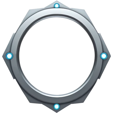 futuristic frame sticker