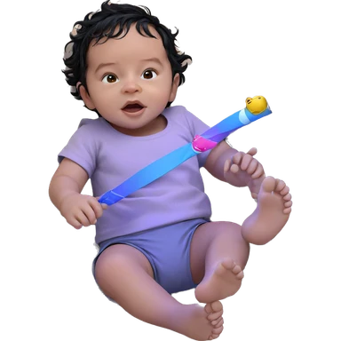 barefoot black-haired girl portrait sticker