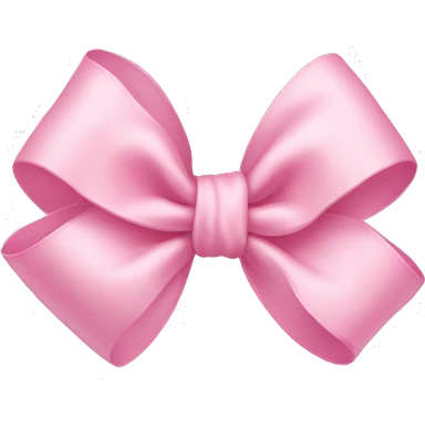 light pink bow sticker