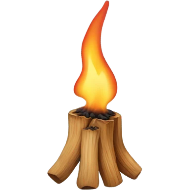 Palo santo burning sticker