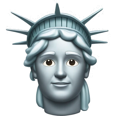 Platinum Statue of Liberty  sticker