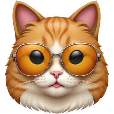 Cat with sunglasses sticker