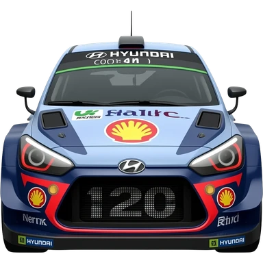 Hyundai i20 n rally1  sticker