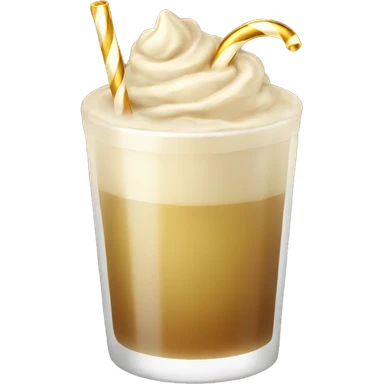 Beige and gold traditional Christmas drink sticker