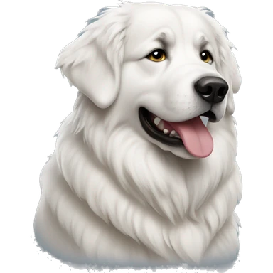 Great Pyrenees sitting sticker