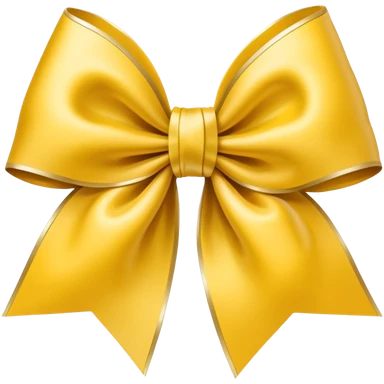 Yellow and white giant bow Christmas  sticker