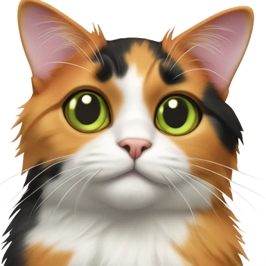 Calico cat sticker
