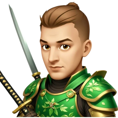 Emerald Samurai sticker