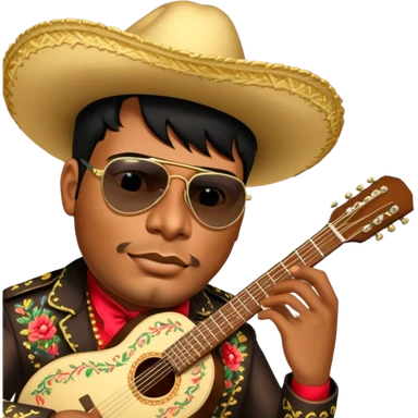 Mariachi Guitarist sticker