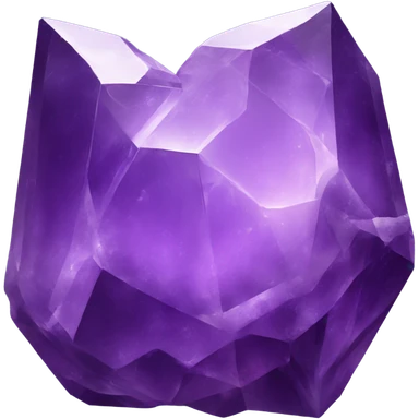 amethyst crystal sticker