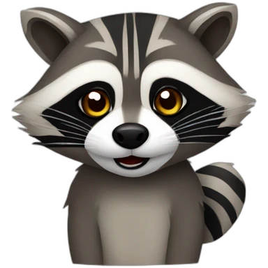 Raccoon sticker