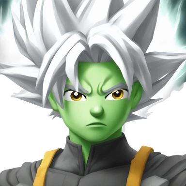 super saiyan boy with earrings sticker