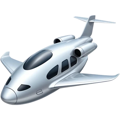 Futuristic technological air transport sticker