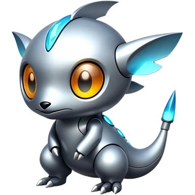 Futuristic Fakemon-creature sticker