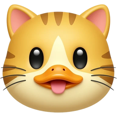 Gato disgrazadi de patito bonito sticker