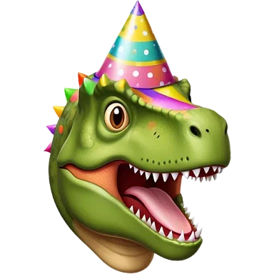 Party TRex Emoji