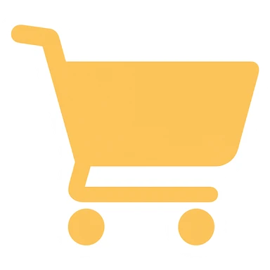 cart icon, flat color style, contemporary sticker