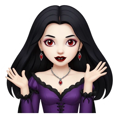 Vampire Girl dancing  sticker