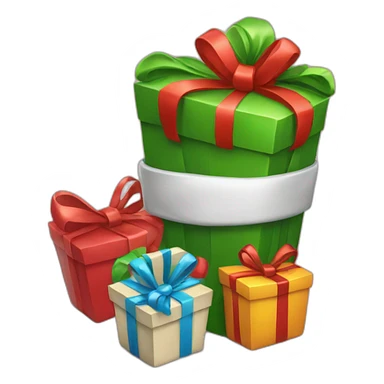 Cadeau de Noël sticker