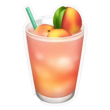 Japanese peach drink  sticker