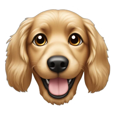 dog-australian-yorkshire-tan-black-older-closeup-smile sticker
