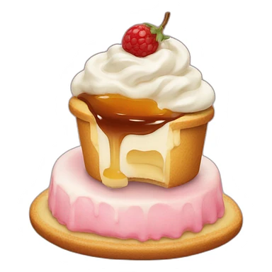 Crème brulle sticker