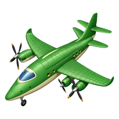 Bombordilo crocodillo with a plane body sticker