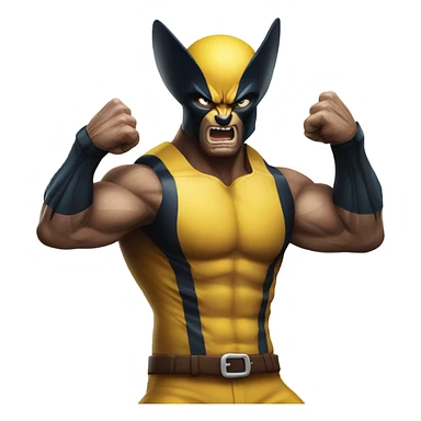 Wolverine long blade claws  sticker