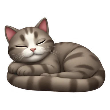 Cat sleep love nikita  sticker