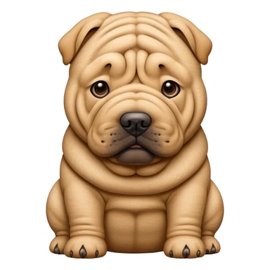 Chinese shar pei sticker