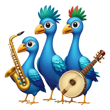 bird as Musicians sticker